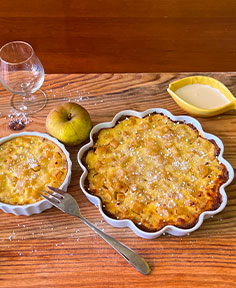 Véritable tarte aux pommes normande