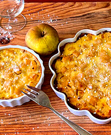 Véritable tarte aux pommes normande