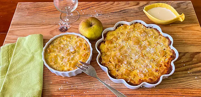 Véritable tarte aux pommes normande