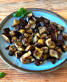 Recette d’aubergines poêlées