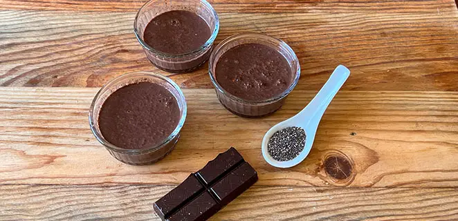 Chia pudding au chocolat