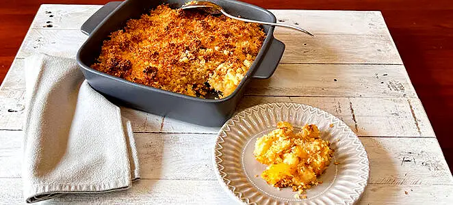 Crumble pomme mangue (sans farine)