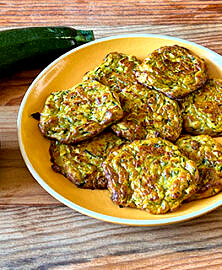 Galettes de courgette sans gluten
