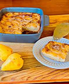 Gâteau fondant à la poire (sans gluten)