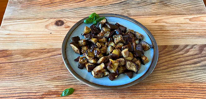 Aubergines à la cardamome