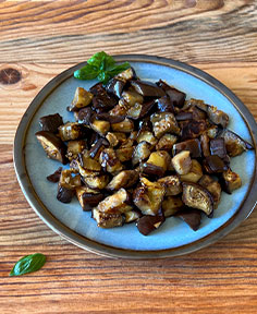 Aubergines à la cardamome