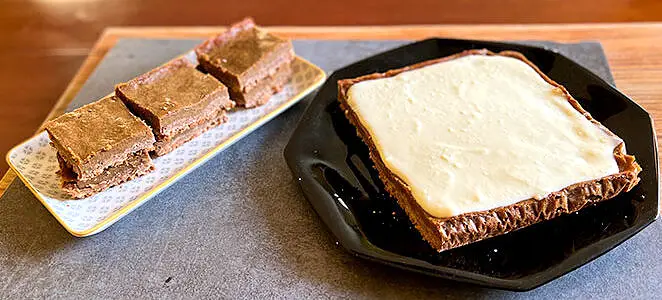 Carrés de citrouille à la crème