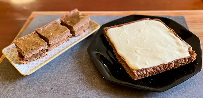 Carrés de citrouille à la crème