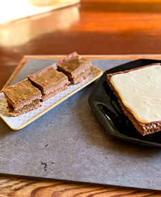 Carrés de citrouille à la crème