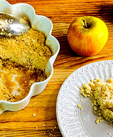 Crumble à la pomme