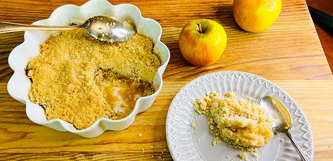 Crumble à la pomme