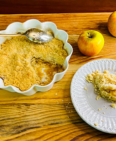 Crumble à la pomme