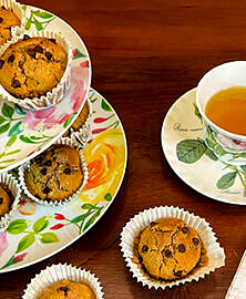 Muffins banane coco