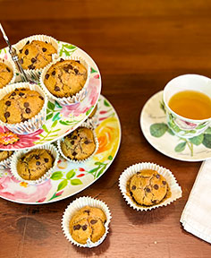 Muffins banane coco