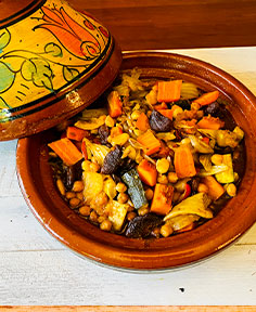 Tajine de légumes au safran