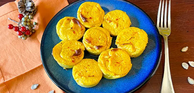 Petits flans de courge butternut (sans gluten)