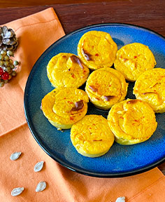 Petits flans de courge butternut (sans gluten)