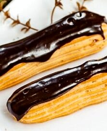 Éclairs au chocolat avec ou sans gluten
