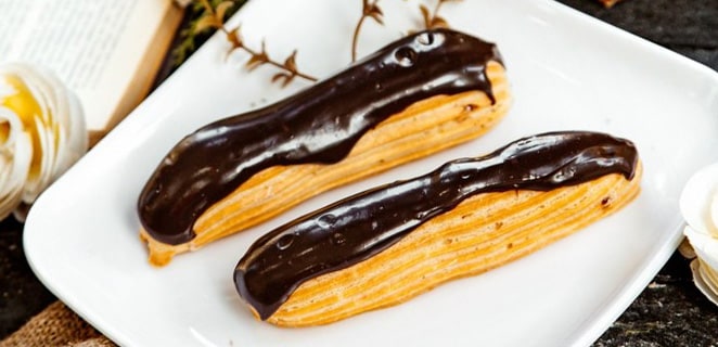 Éclairs au chocolat avec ou sans gluten