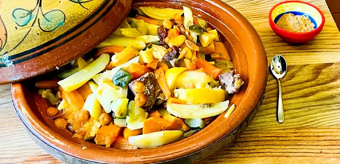 Tajine d’agneau aux légumes