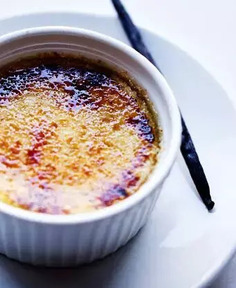 Crème brûlée à la vanille de Madagascar sans lactose