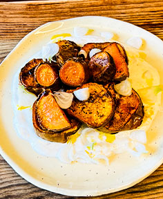 Patates douces grillées aux épices