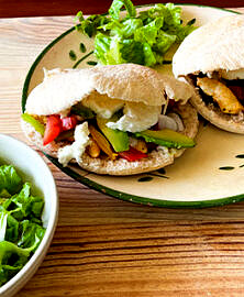 Pain Pitta au poulet