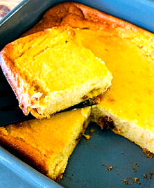 Pudding de pain aux raisins secs