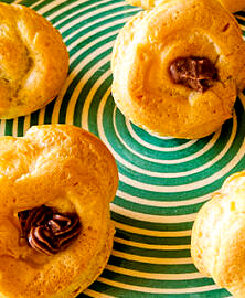 Choux fourrés chocolat