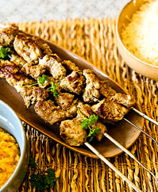 Brochettes d’agneau tandoori