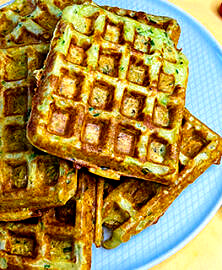 Gaufre à la courgette