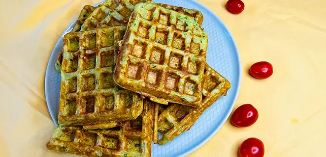 Gaufre à la courgette