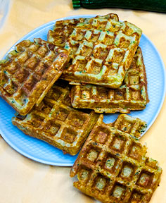 Gaufre à la courgette