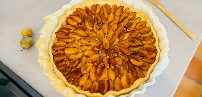 Tarte aux prunes