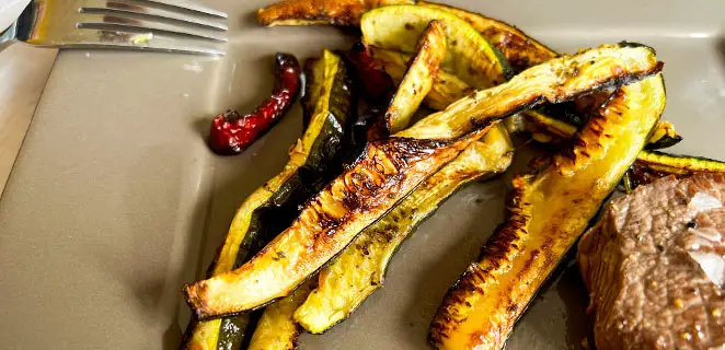 Courgettes grillées au  za’atar