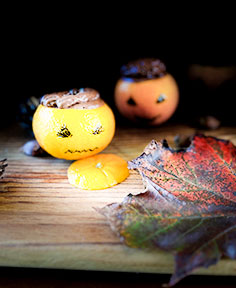 Clémentines d’Halloween à la mousse au chocolat