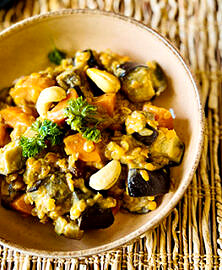 Poêlée d’automne butternut & aubergine