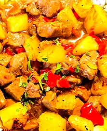 Filet mignon de porc à l’ananas