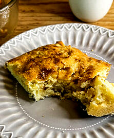 Gâteau aux pommes façon crumble