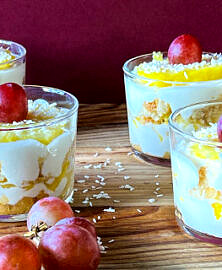 Tiramisu à l’ananas en verrines