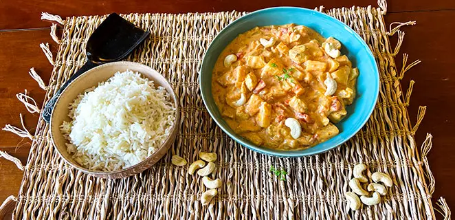 Curry de poulet à l’ananas