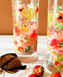 Milkshake fraise banane