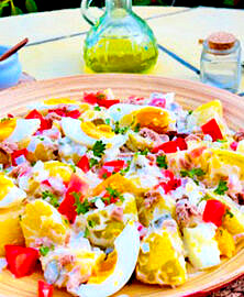 Salade estivale de pommes de terre