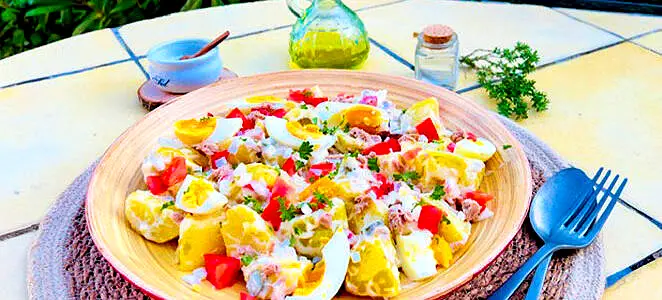 Salade estivale de pommes de terre