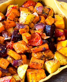 Légumes d’automne rôtis au four