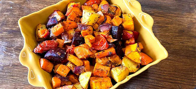 Légumes d’automne rôtis au four