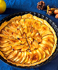 Tarte aux pommes amandine