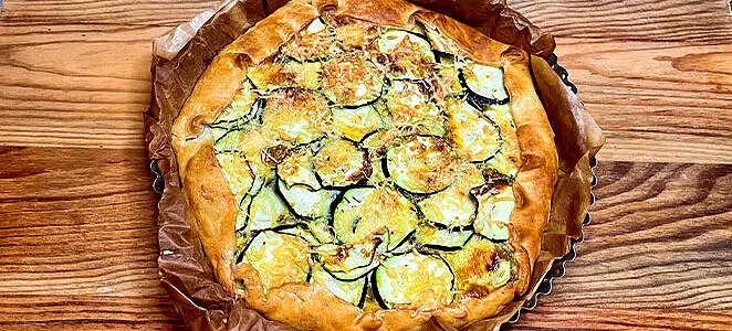 Tarte à la courgette