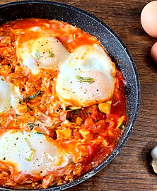 Chachouka à la courgette