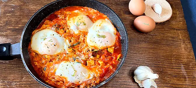 Chachouka à la courgette